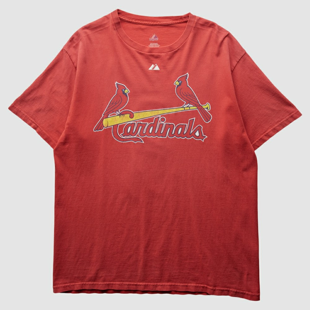 St. Louis Cardinals Majestic 2000s T-Shirt Red Vintage
