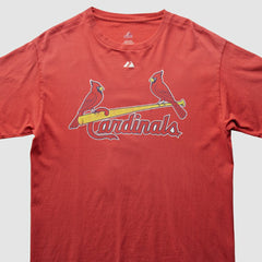 St. Louis Cardinals Majestic 2000s T-Shirt Red Vintage