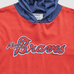 Atlanta Braves 1992 Pullover Sweatshirt Red Vintage