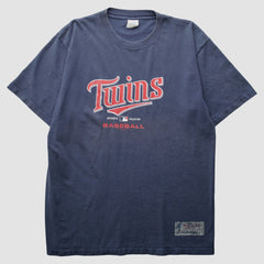 Minnesota Twins Majestic 2000s T-Shirt Navy Vintage