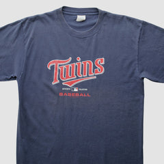 Minnesota Twins Majestic 2000s T-Shirt Navy Vintage