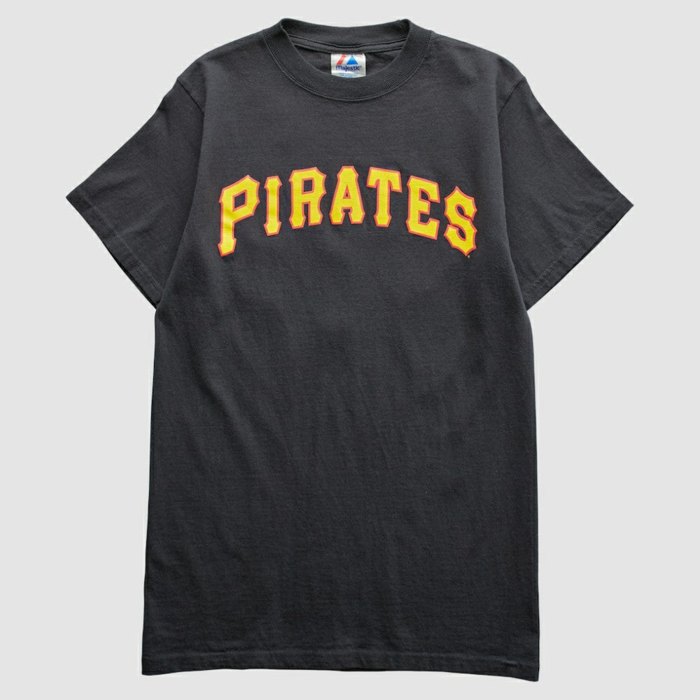 Pittsburgh Pirates Majestic 2000s T-Shirt Black Vintage
