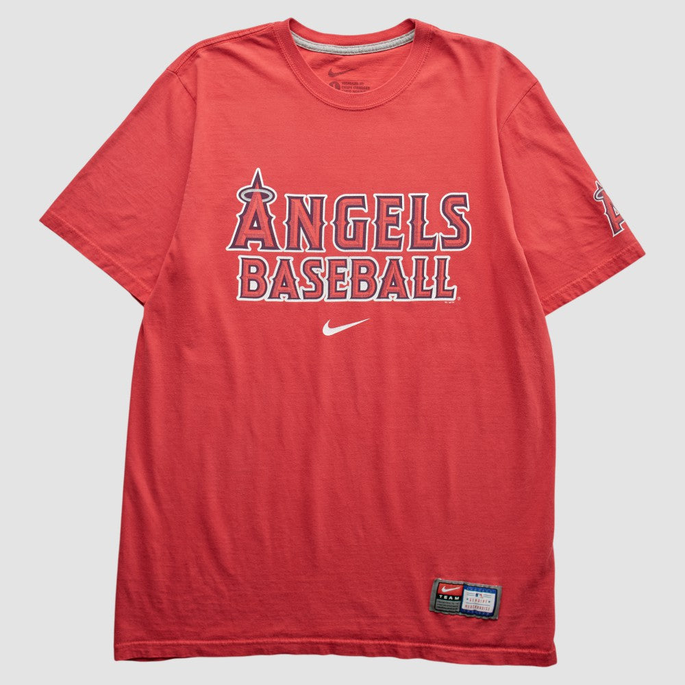 Los Angeles Angels 2010s T-Shirt Red Vintage | Nike