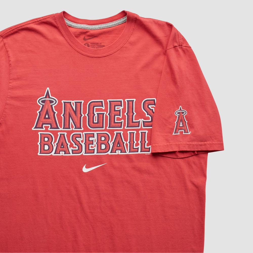 Los Angeles Angels 2010s T-Shirt Red Vintage | Nike
