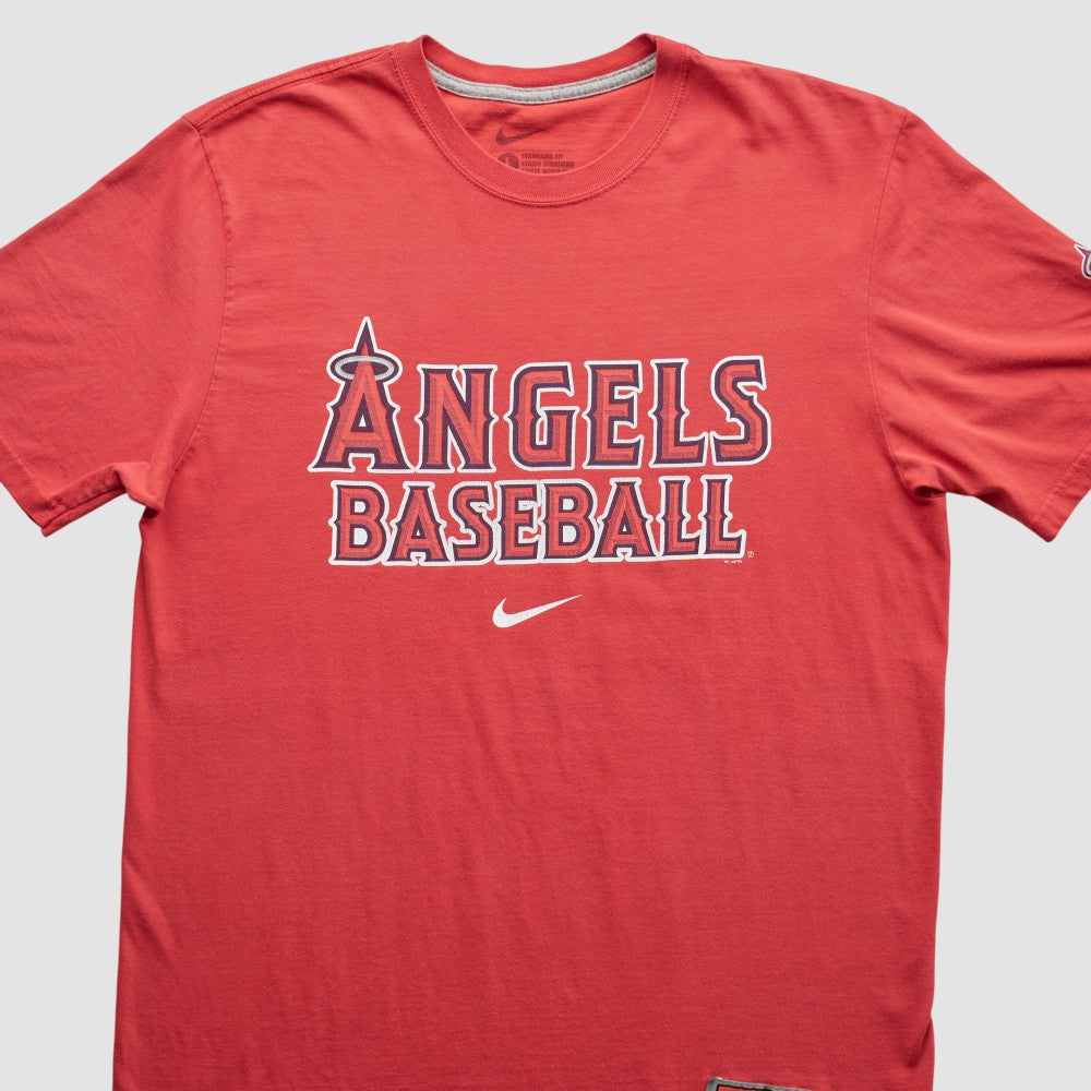 Los Angeles Angels 2010s T-Shirt Red Vintage | Nike