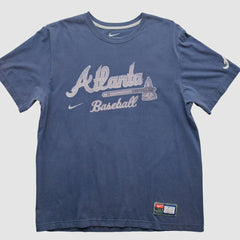 Atlanta Braves 2010s T-Shirt Blue Vintage | Nike