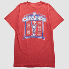 Philadelphia Phillies Majestic 2007 T-Shirt Red Vintage