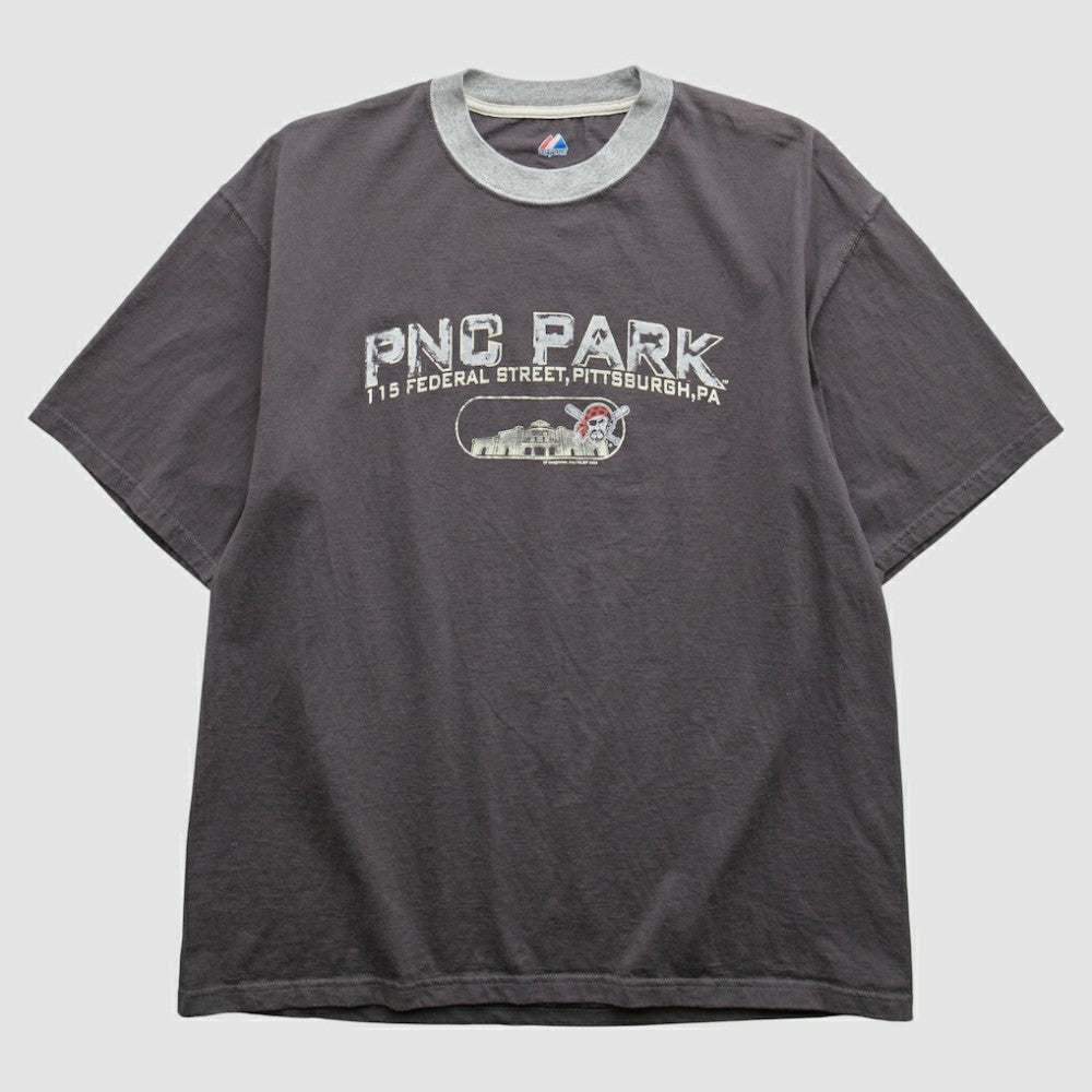 Pittsburgh Pirates Majestic 2008 T-Shirt Gray Vintage