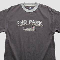 Pittsburgh Pirates Majestic 2008 T-Shirt Gray Vintage