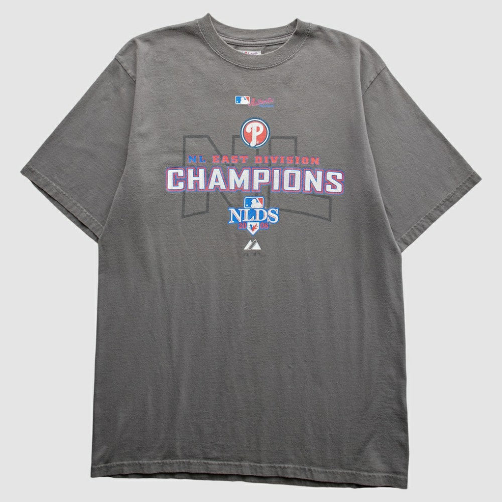 Philadelphia Phillies 2008 T-Shirt Gray Vintage