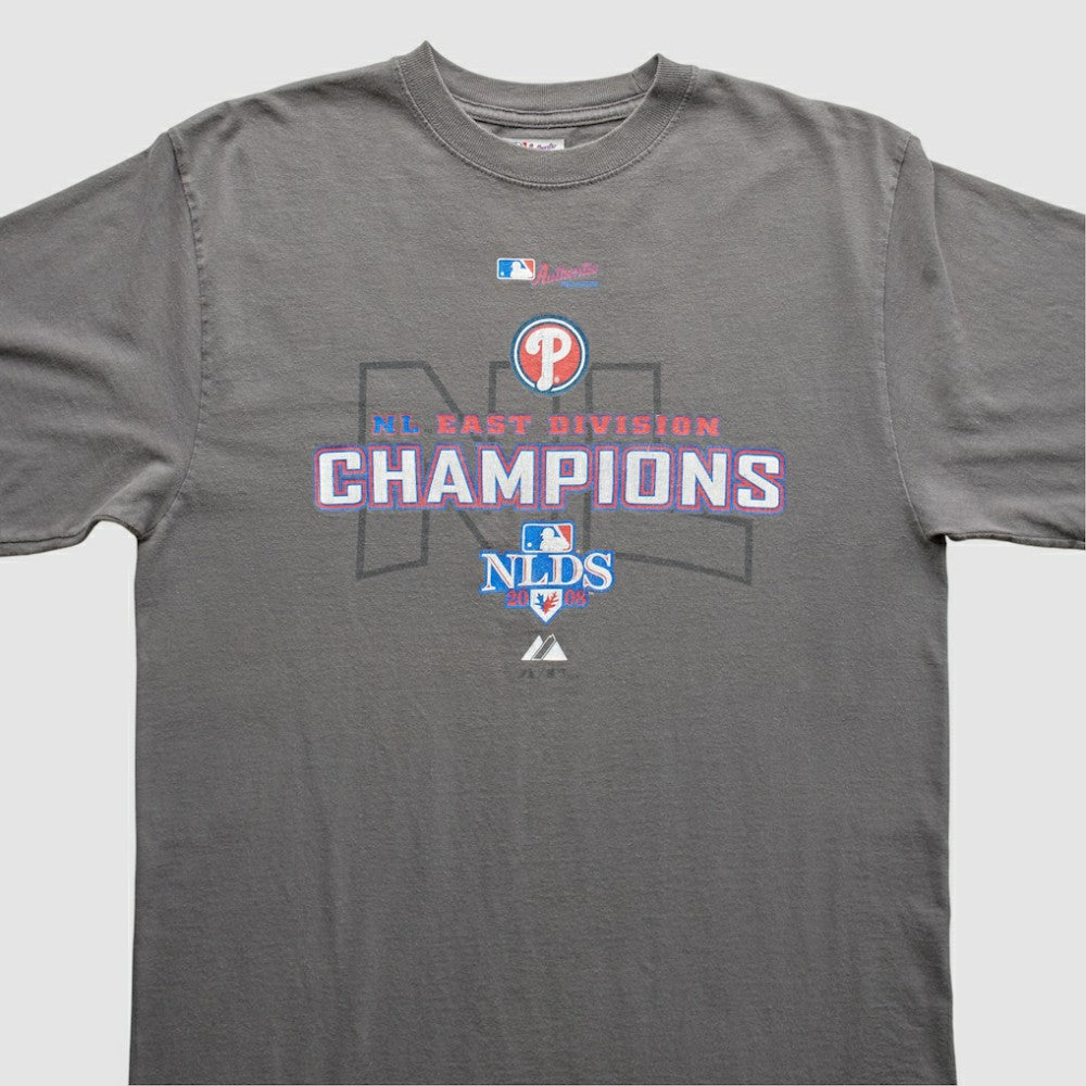 Philadelphia Phillies 2008 T-Shirt Gray Vintage