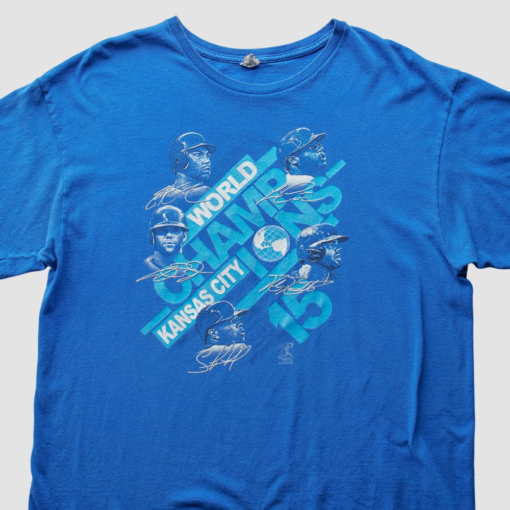 Kansas City Royals 2015 T-Shirt Blue Vintage