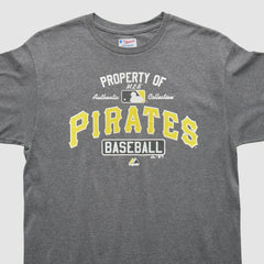 Pittsburgh Pirates Majestic 2000s T-Shirt Gray Vintage