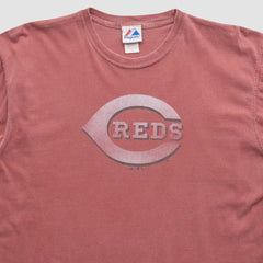 Cincinnati Reds Majestic 2010 T-Shirt Red Vintage