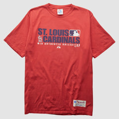 St. Louis Cardinals Majestic 2007 T-Shirt Red Vintage