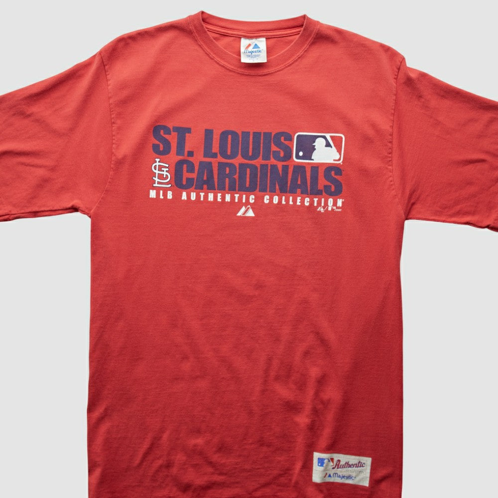 St. Louis Cardinals Majestic 2007 T-Shirt Red Vintage