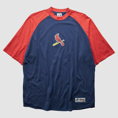 St. Louis Cardinals Majestic 2000s T-Shirt Navy Vintage
