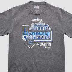 Milwaukee Brewers Majestic 2011 T-Shirt Gray Vintage