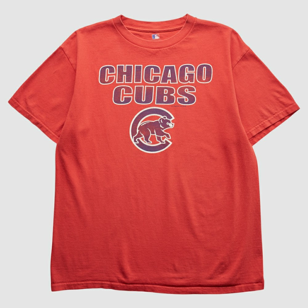 Chicago Cubs 2000s T-Shirt Red Vintage