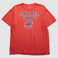 Chicago Cubs 2000s T-Shirt Red Vintage