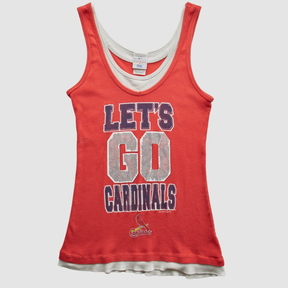 St. Louis Cardinals 2012 Tank Red Vintage