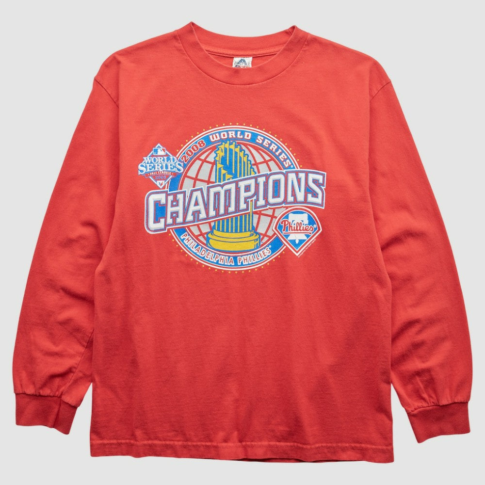 Philadelphia Phillies 2008 T-Shirt Red Vintage