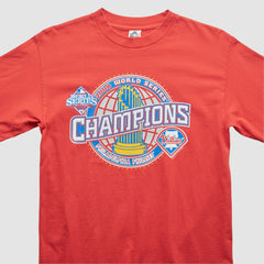 Philadelphia Phillies 2008 T-Shirt Red Vintage