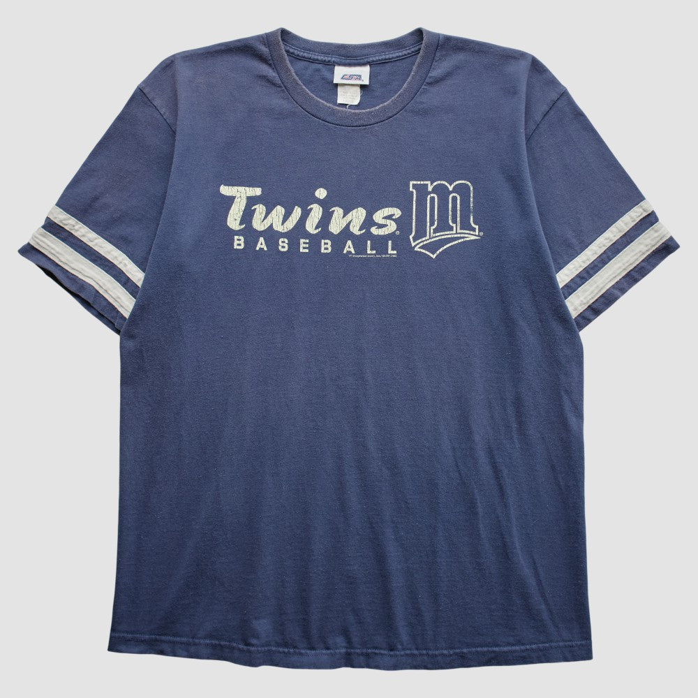 Minnesota Twins CSA 2002 T-Shirt Blue Vintage