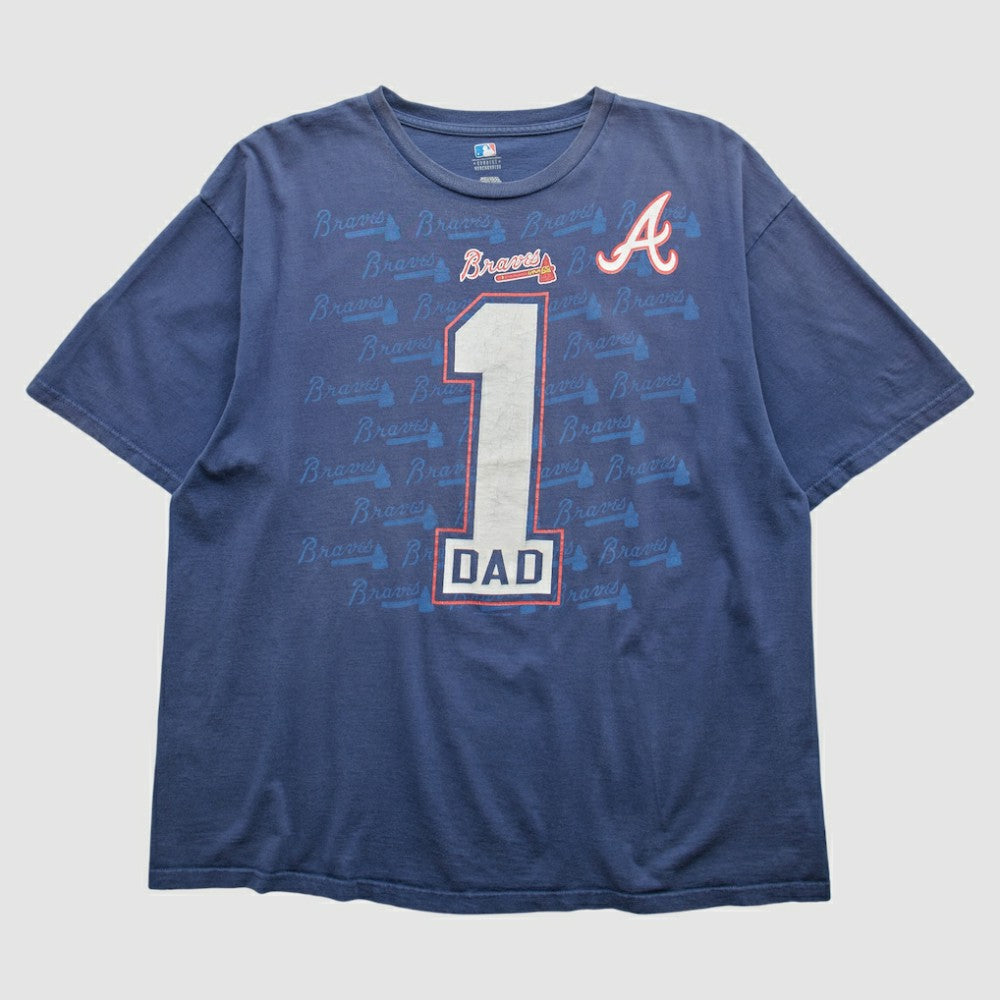 Atlanta Braves 2010s T-Shirt Blue Vintage