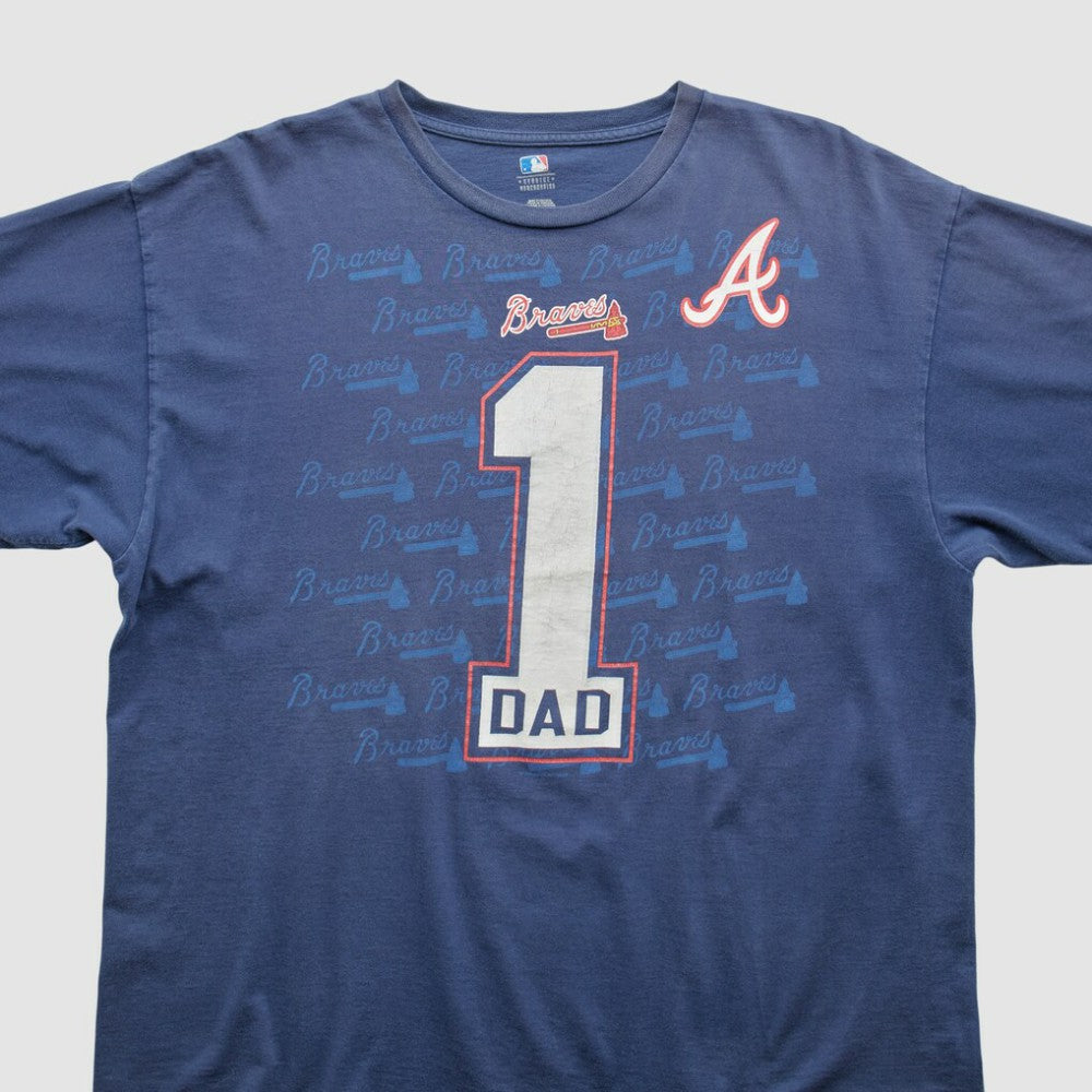 Atlanta Braves 2010s T-Shirt Blue Vintage