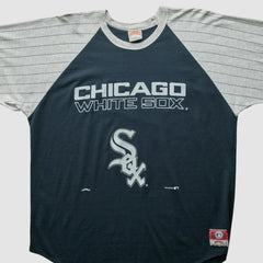Chicago White Sox Nutmeg Mills 90s T-Shirt Navy Vintage