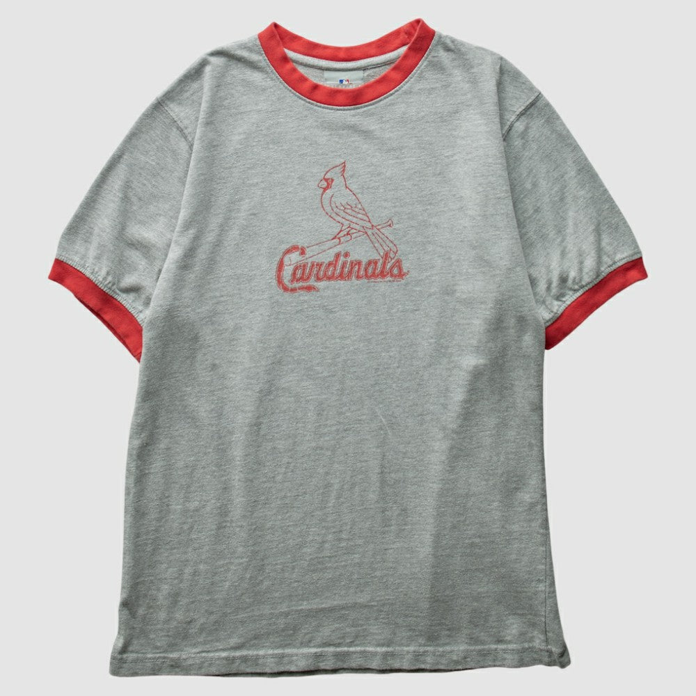 St. Louis Cardinals Genuine Merchandise 2008 T-Shirt Heather Gray Vintage