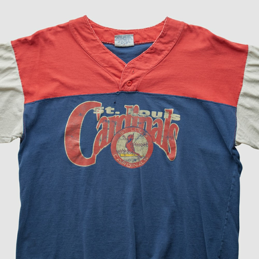 St. Louis Cardinals The Game 90s T-Shirt Blue Vintage