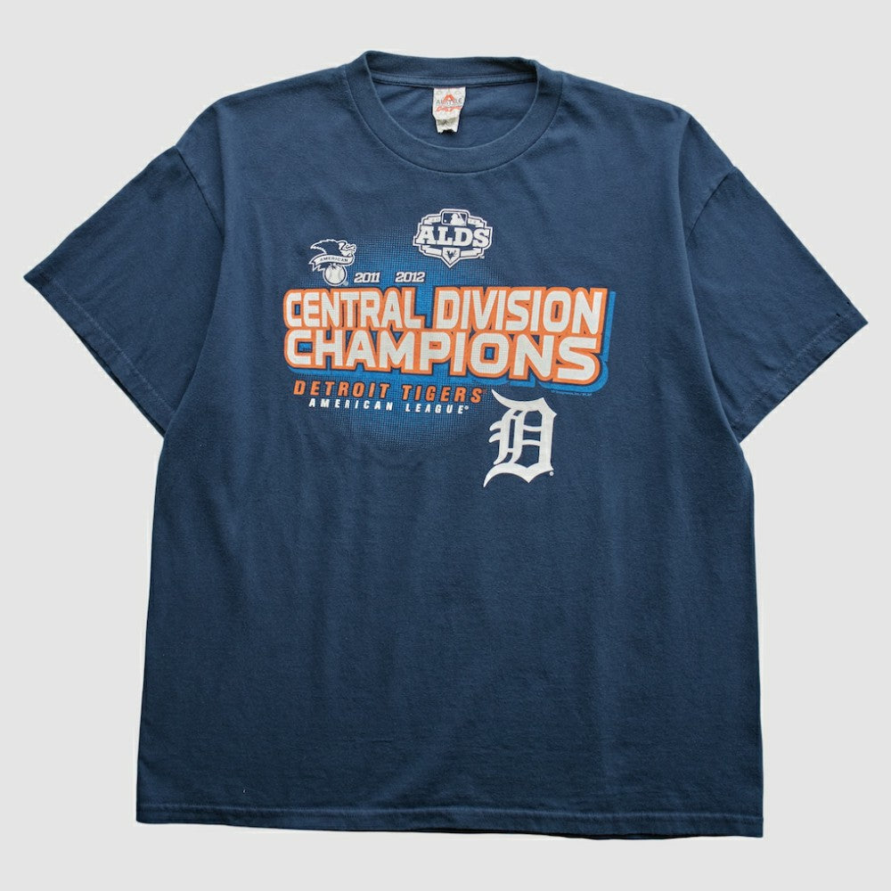 Detroit Tigers 2012 T-Shirt Navy Vintage