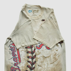Atlanta Braves Liquid Blue 2014 T-Shirt Beige Vintage