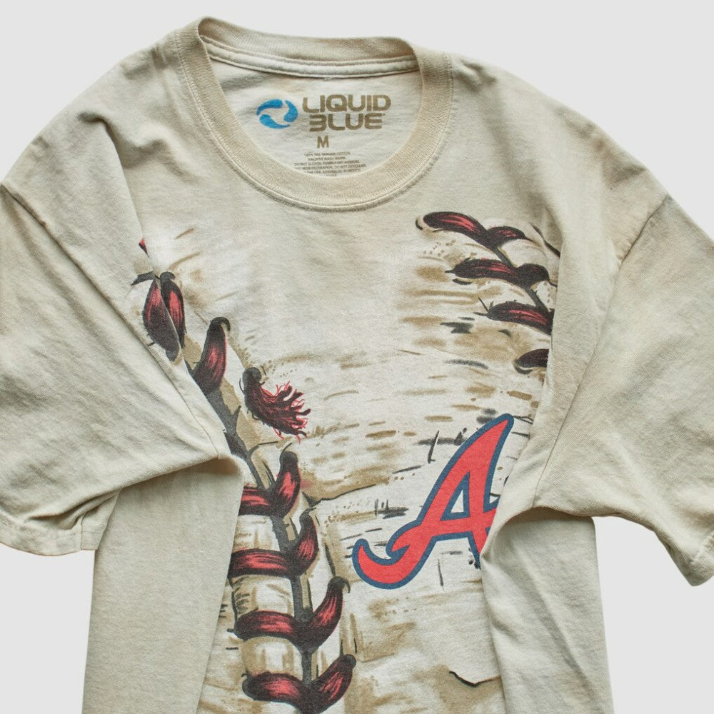 Atlanta Braves Liquid Blue 2014 T-Shirt Beige Vintage