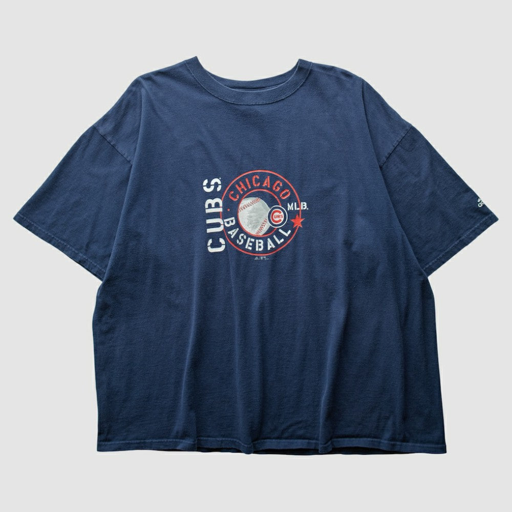Chicago Cubs Majestic 2004 T-Shirt Navy Vintage