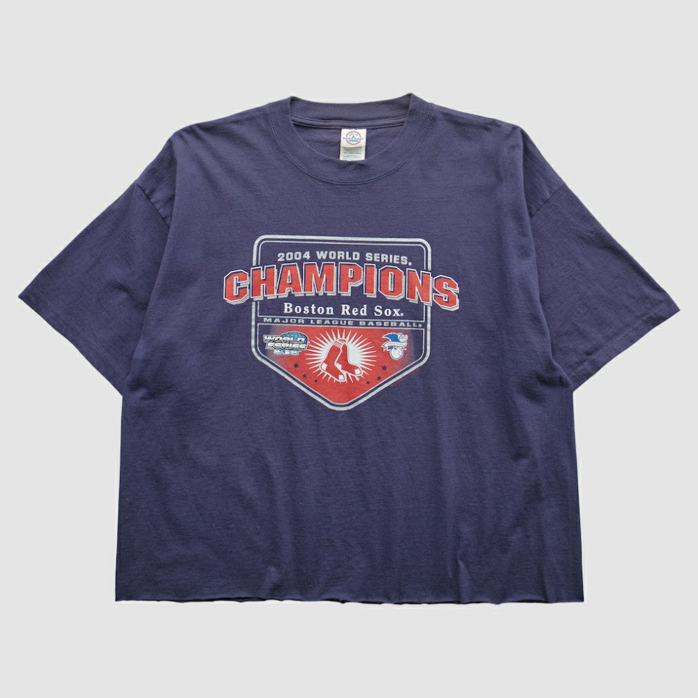 Boston Red Sox Delta 2004 T-Shirt Navy Vintage