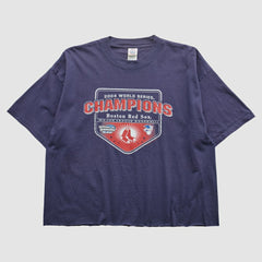 Boston Red Sox Delta 2004 T-Shirt Navy Vintage