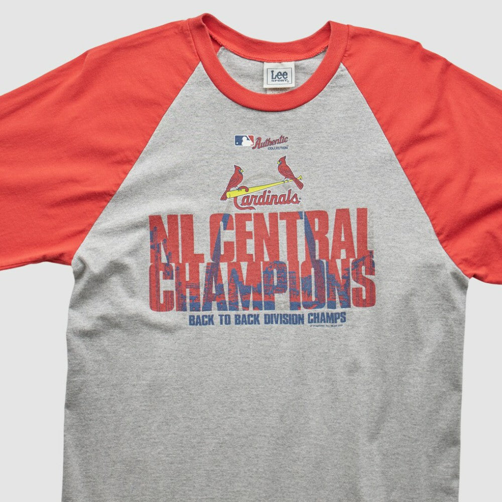 St. Louis Cardinals Lee Apparel 2005 T-Shirt Heather Gray Vintage