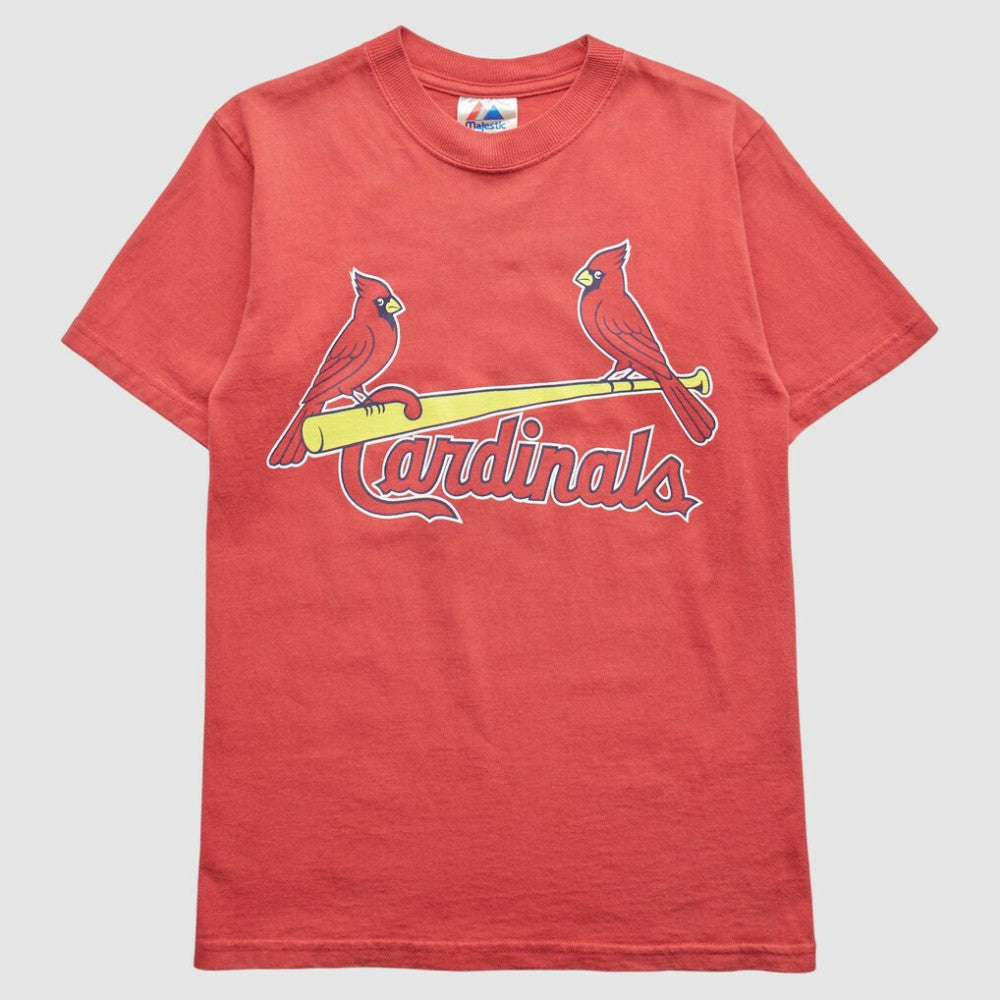 St. Louis Cardinals Majestic 2000s T-Shirt Red Vintage