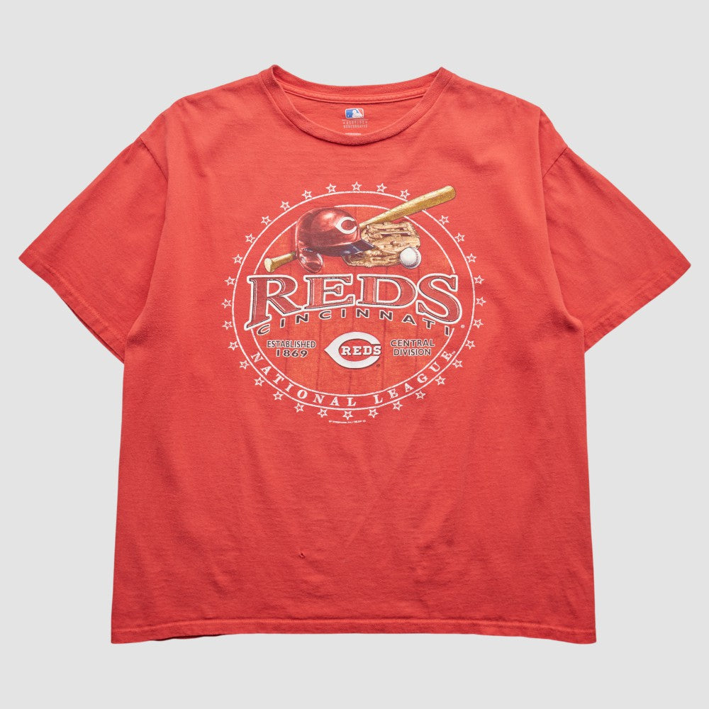 Cincinnati Reds Genuine Merchandise 2010 T-Shirt Red Vintage