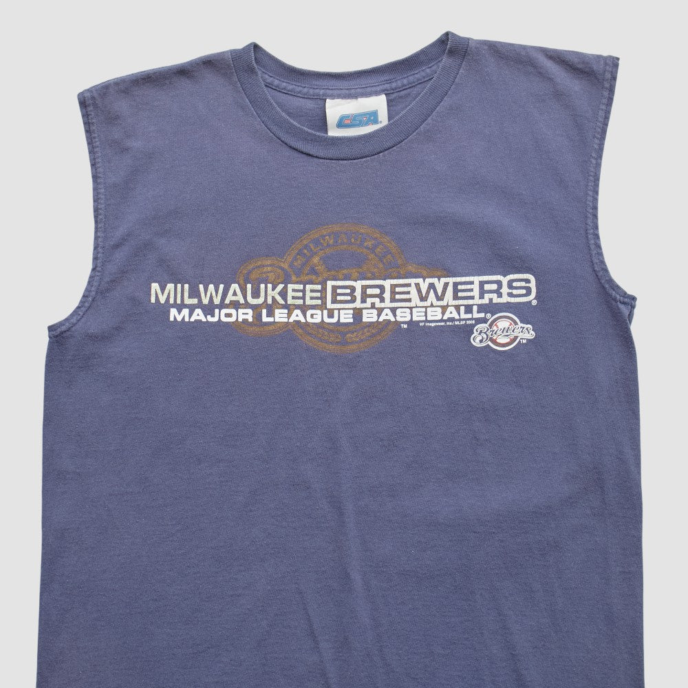 Milwaukee Brewers 2005 Tank Blue Vintage