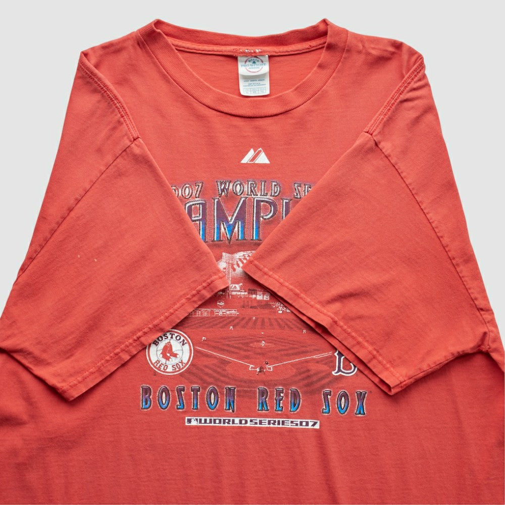 Boston Red Sox 2007 T-Shirt Red Vintage