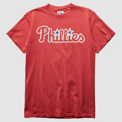 Philadelphia Phillies Majestic 2000s T-Shirt Red Vintage