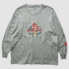 Boston Red Sox Lee Apparel 2004 Long Sleeve T-Shirt Gray Vintage
