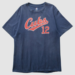 Chicago Cubs Majestic 2009 T-Shirt Navy Vintage