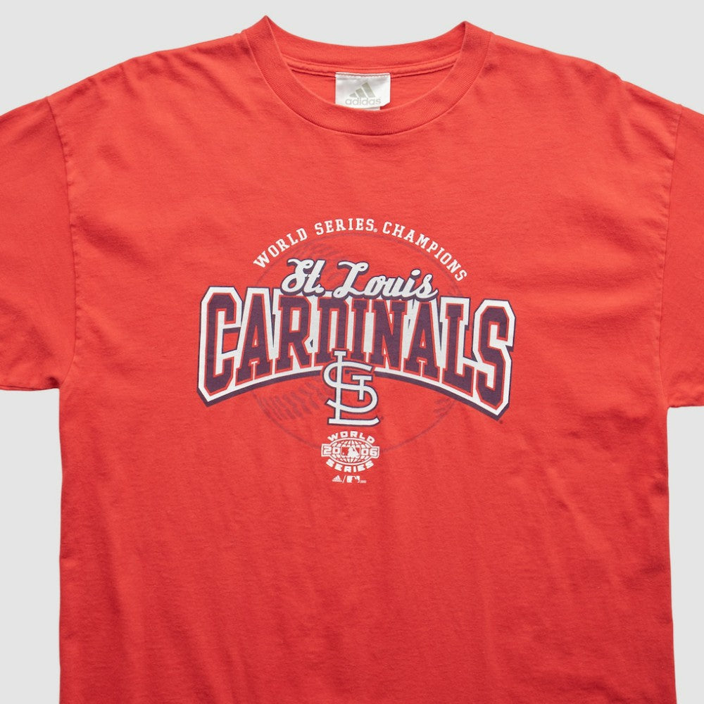 St. Louis Cardinals Adidas 2006 T-Shirt Red Vintage