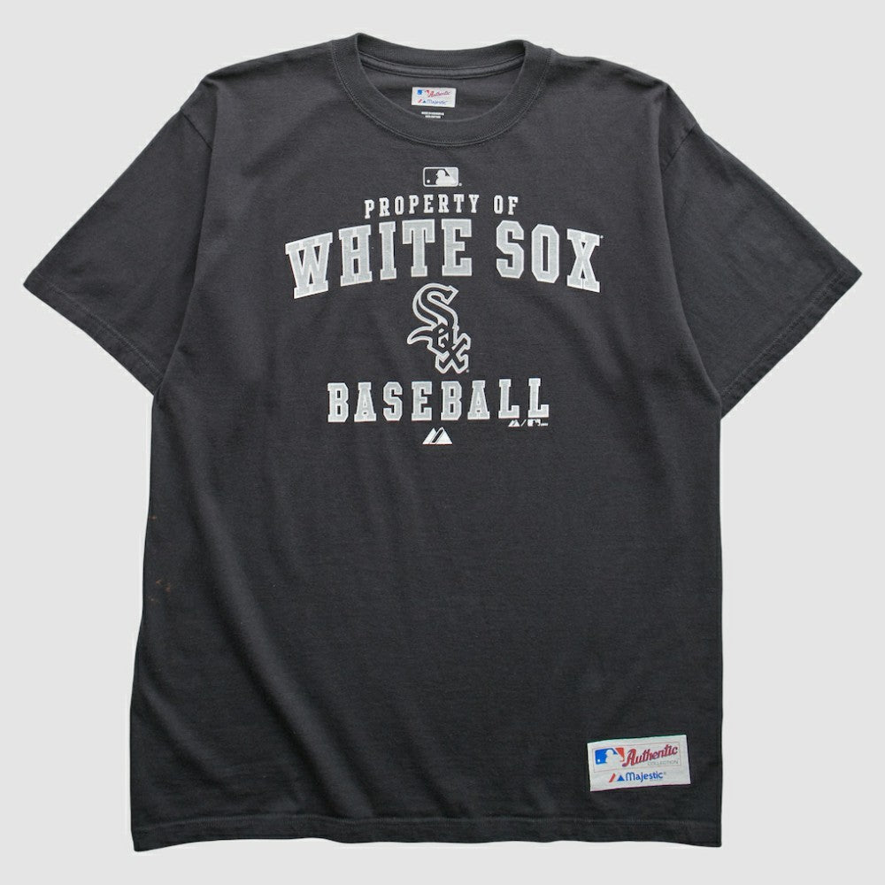 Chicago White Sox Majestic 2009 T-Shirt Black Vintage