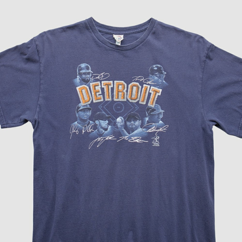 Detroit Tigers 2000s T-Shirt Navy Vintage
